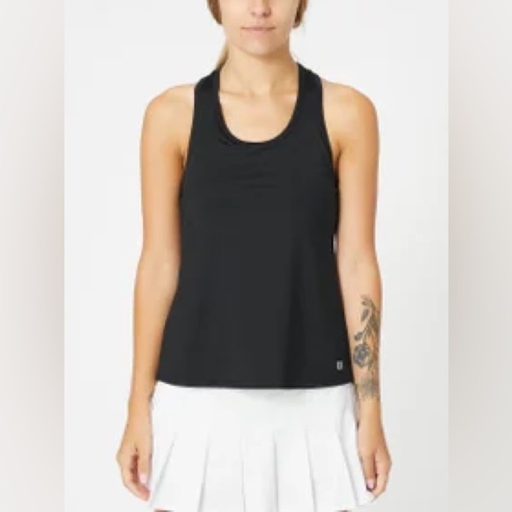 NWT SIZE S/M EleVen by Venus Williams Black Fitted Tank Top